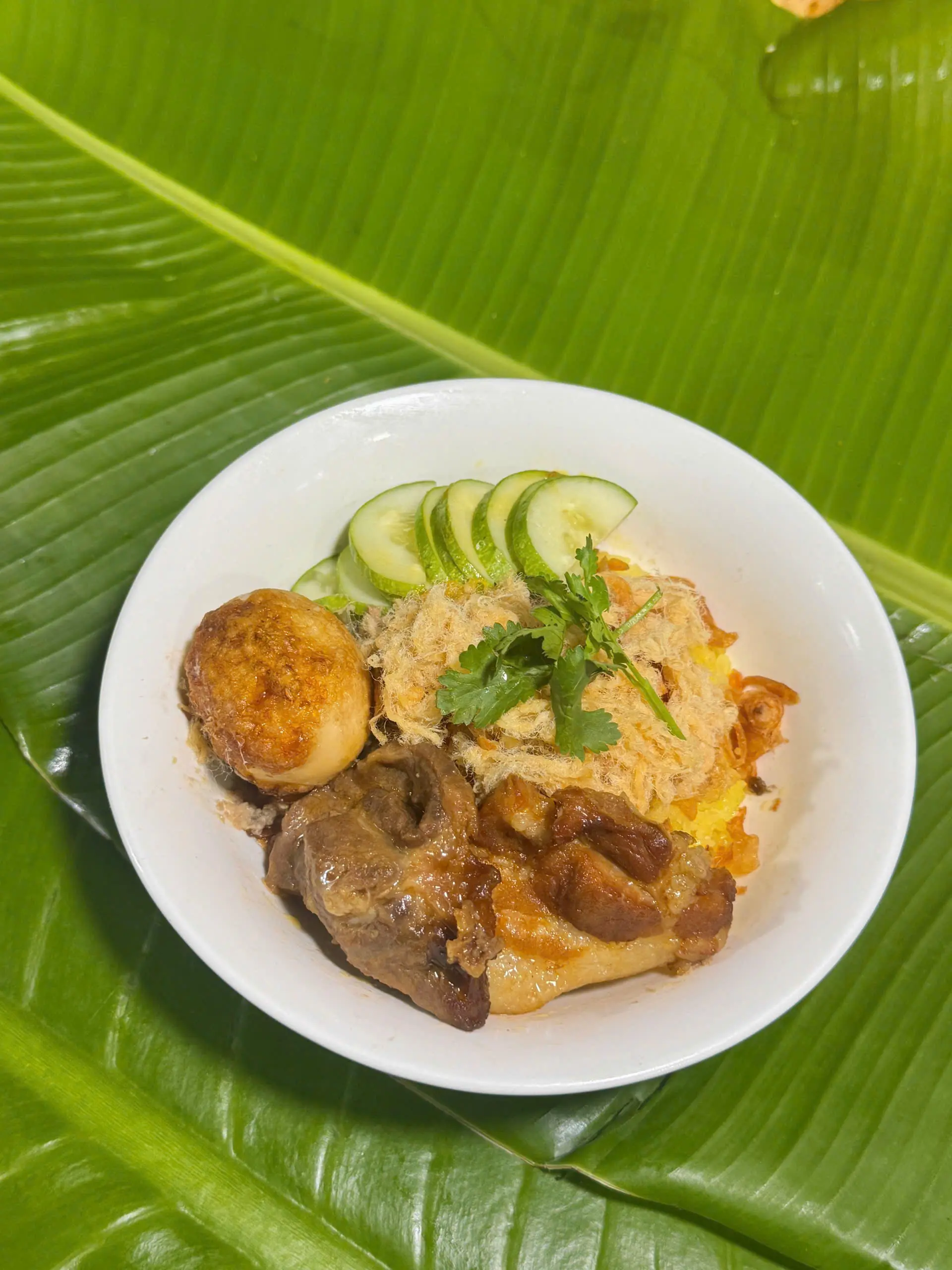 Hình ảnh xôi thịt kho- chà bông - trứng kho