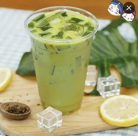 Hình ảnh Trà sữa thái xanh không thạch