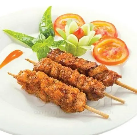 Hình ảnh gà xiên que - 2 cây