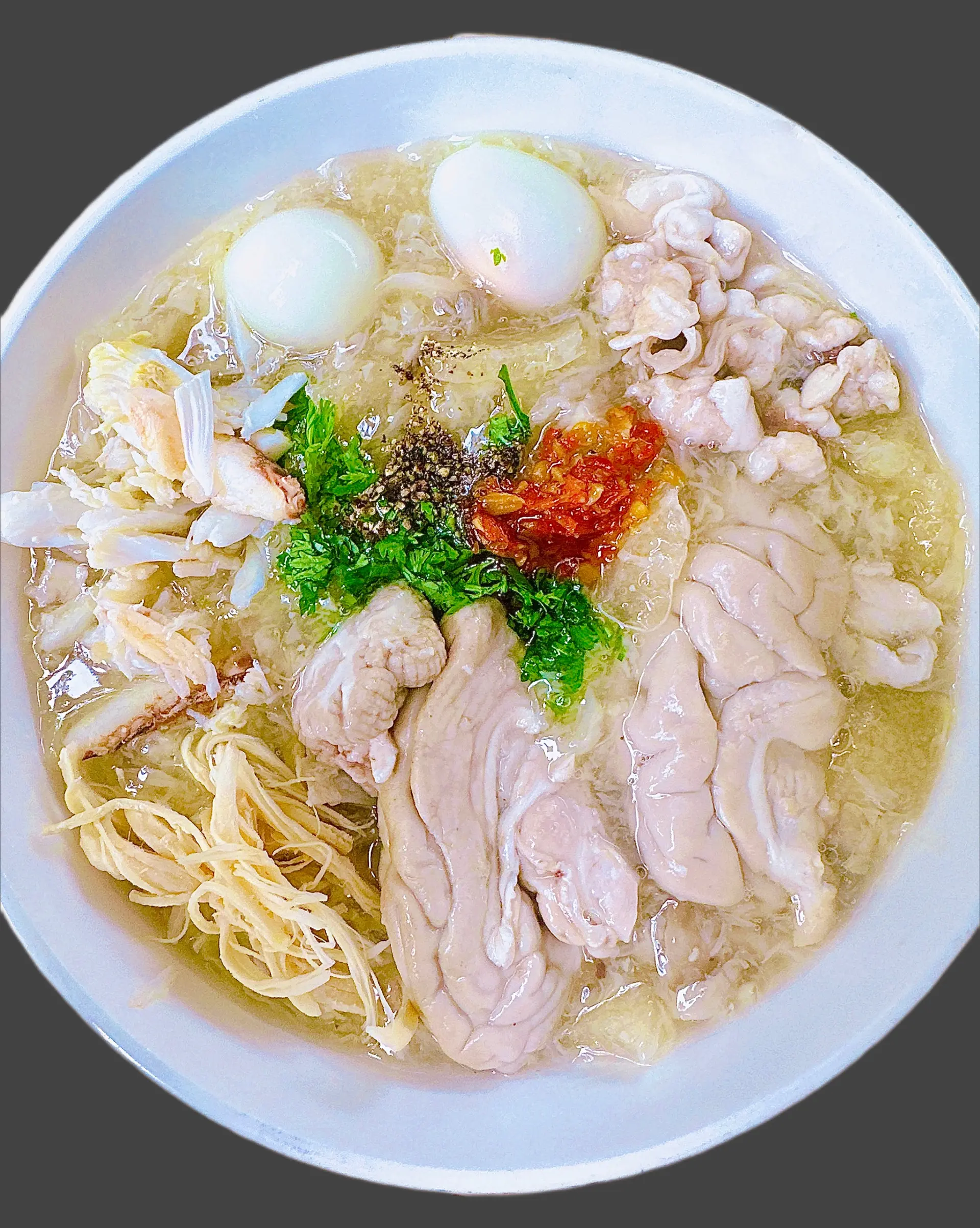 Hình ảnh Súp cua thập cẩm  - 1 bộ óc heo
