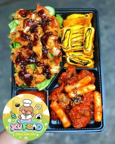 Hình ảnh Set 10 - salad gà sốt teriyaki - trứng cuộn phô mai - gà mật ong