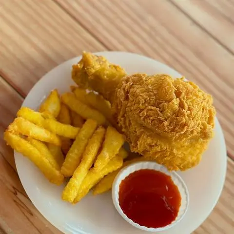 Hình ảnh combo : Đùi Gà Rán - khoai tây 