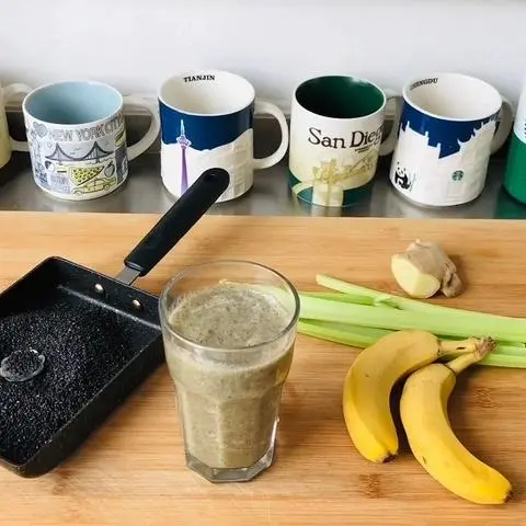 Hình ảnh SINH TỐ CHUỐI MÈ