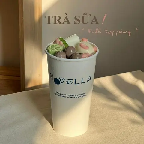 Hình ảnh Trà sữa full topping 