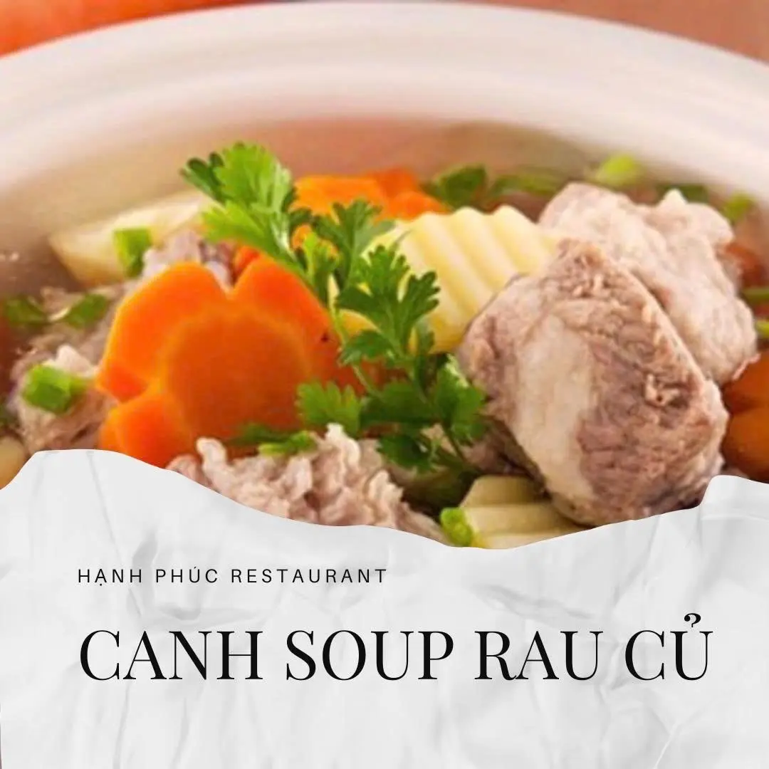 Hình ảnh Canh Soup Rau Củ
