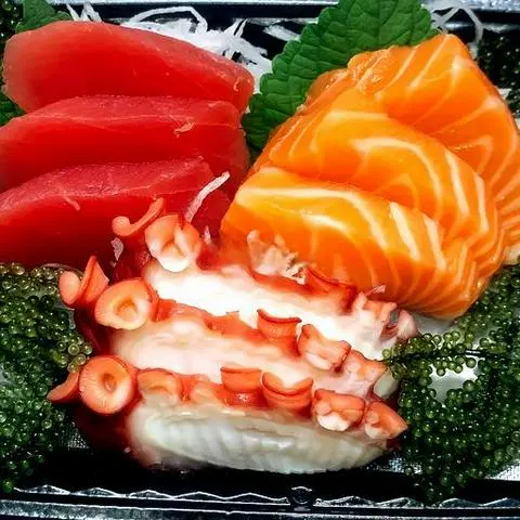 Hình ảnh Sashimi 3 Hồi .3 Ngừ .3 . Bạch Tuộc Nhật