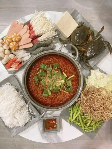 Hình ảnh lẩu Thái hải sản 