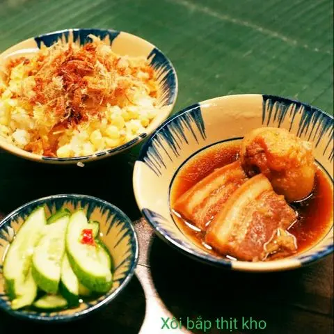 Hình ảnh Xôi bắp thịt kho