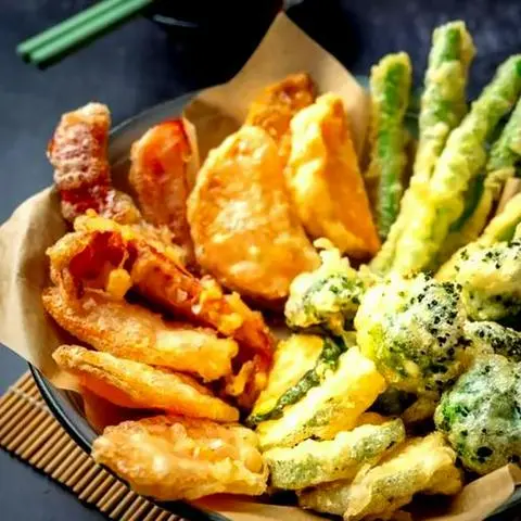 Hình ảnh Vegetables tempura - rau củ chiên giòn