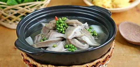 Hình ảnh Bao tử hấp tiêu xanh