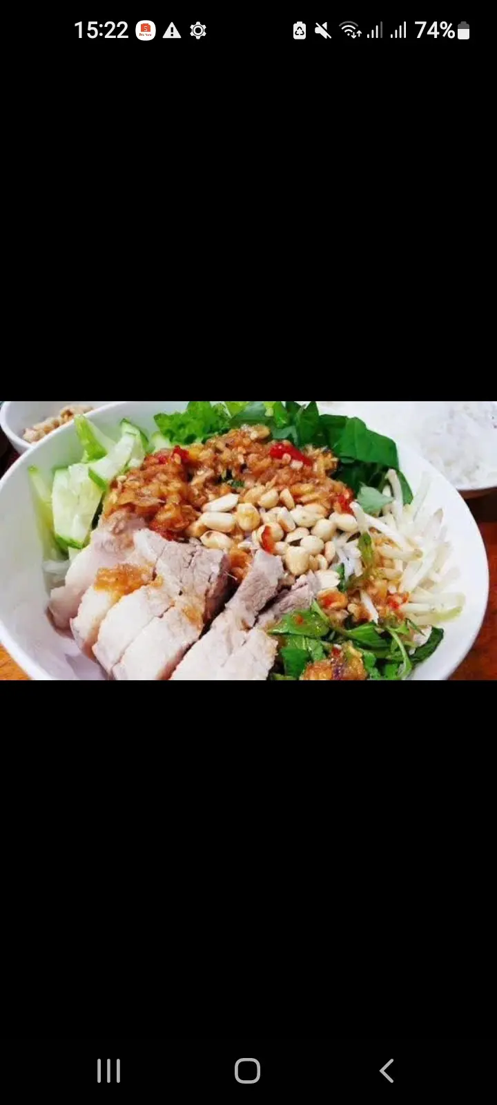 Hình ảnh Bún thịt luộc mắm niêm