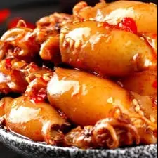 Hình ảnh mực trứng xào sa tế 