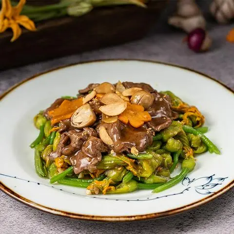 Hình ảnh Bông Bí Xào Bò