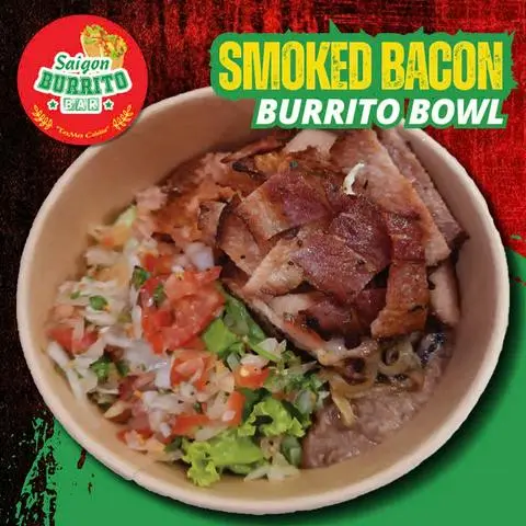 Hình ảnh Burrito Tô Ba Rọi Xông Khói | Smoked Bacon Burrito Bowl