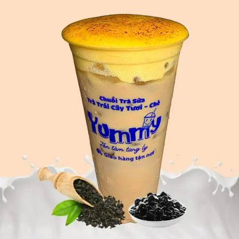 Hình ảnh Trà Sữa Kem Trứng Nướng