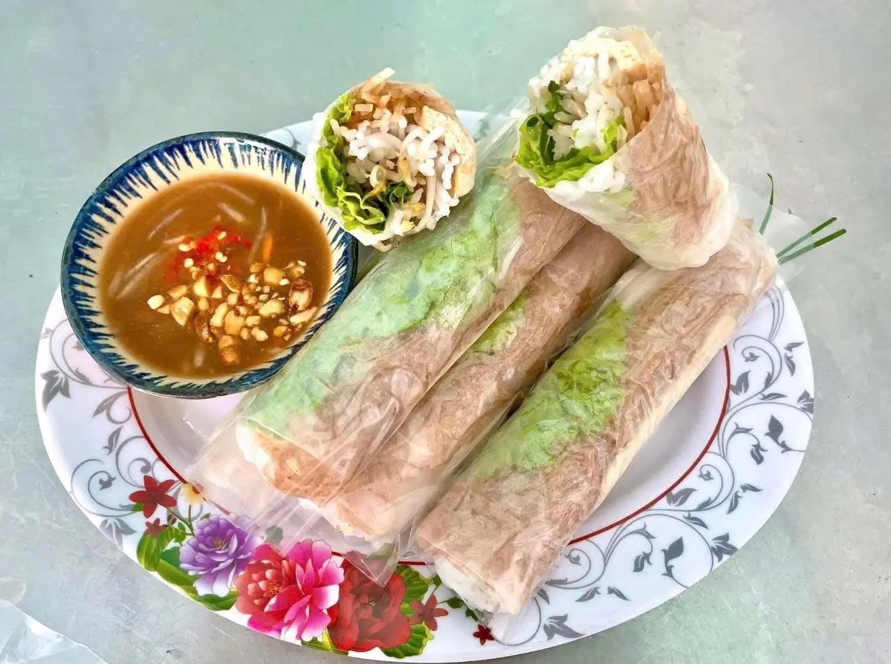 Hình ảnh Gỏi cuốn chay to (5 cuốn)