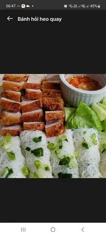 Hình ảnh Bún mắm nêm Heo quay