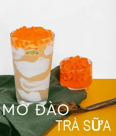 Hình ảnh Trà sữa 3Q mơ đào