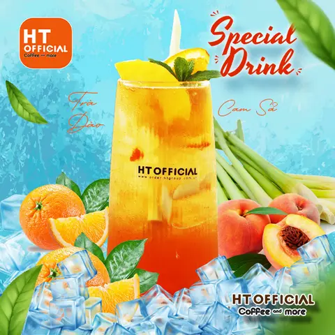 Hình ảnh Trà đào cam sả
