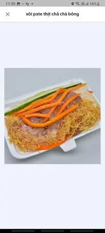 Hình ảnh xôi mặn bơ pate thịt chả chà bông