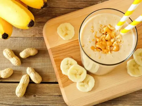 Hình ảnh Sinh Tố Chuối + Đậu Phộng