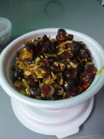 Hình ảnh ốc dừa xào sả ớt phần 1 kg