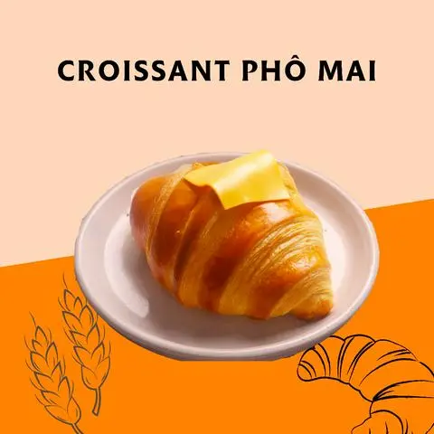 Hình ảnh Croissant phô mai