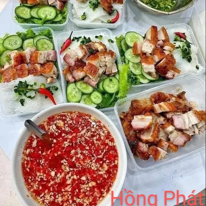 Hình ảnh Bánh HỎI   Nem nướng + Heo Quay