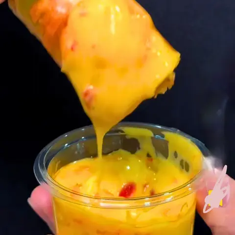 Hình ảnh bánh tráng Cuốn chấm muối béo 