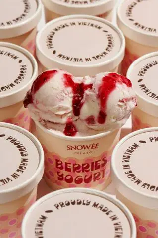 Hình ảnh Kem Dâu Sữa Chua / Gelato Berries Yogurt