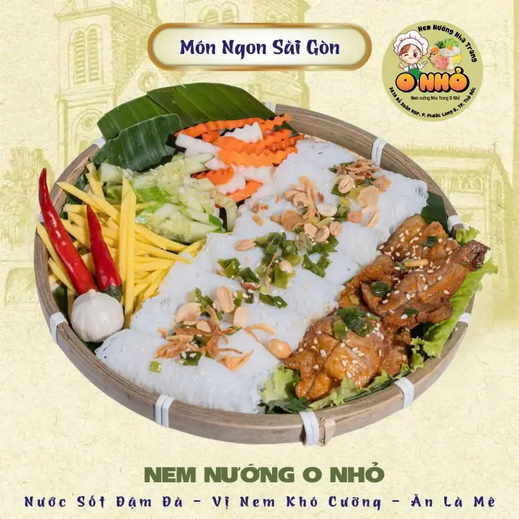 Hình ảnh Bánh hỏi thịt nướng