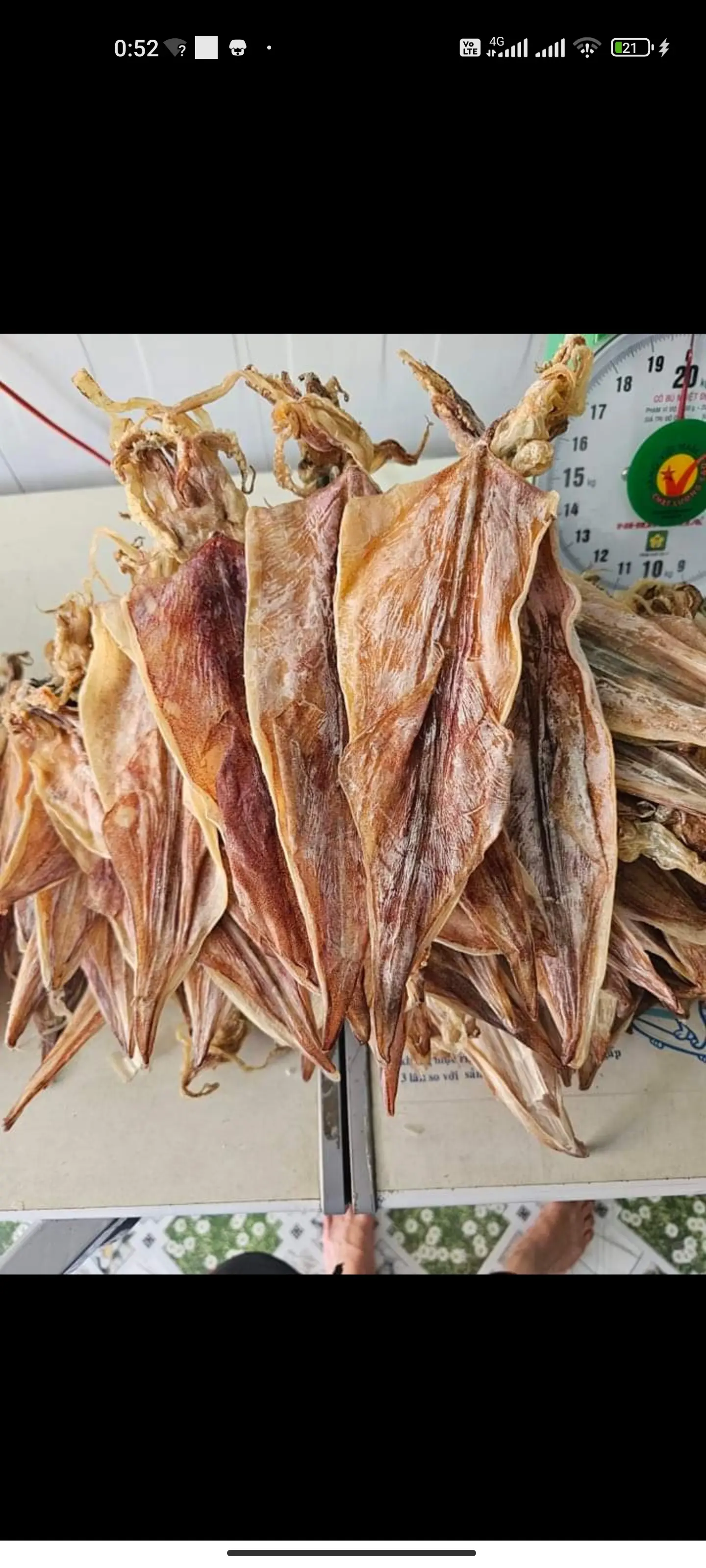 Hình ảnh khô mực nướng 
