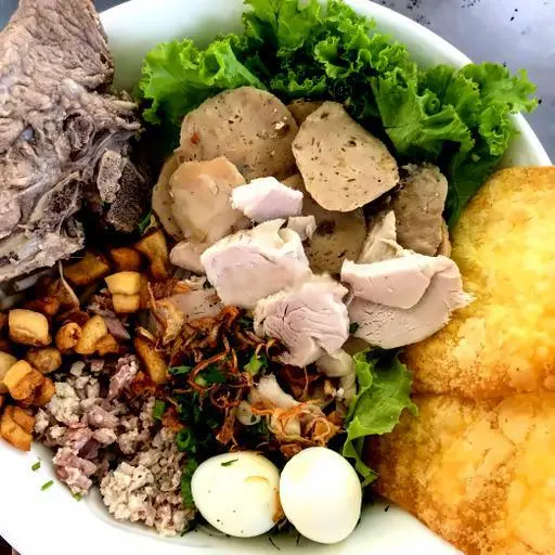Hình ảnh Hủ tiếu xương tóp mỡ