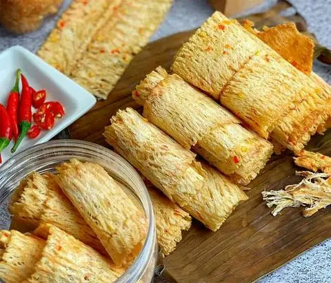 Hình ảnh Mực cán tẩm gia vị (200g)