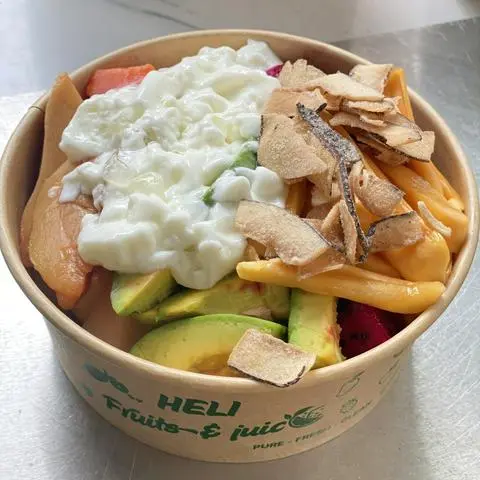 Hình ảnh Trái cây dầm sữa chua heathy