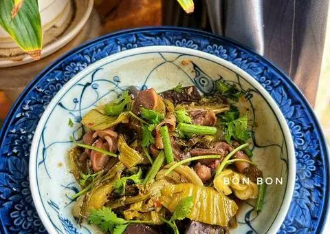 Hình ảnh Lòng Xào Cải Chua