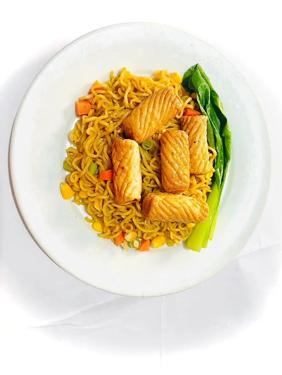 Hình ảnh Mì trộn mực xoắn