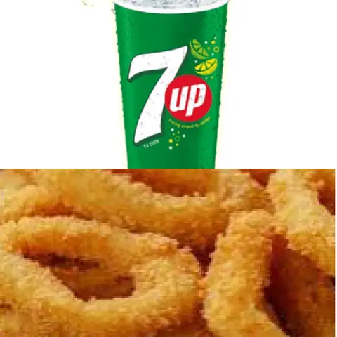 Hình ảnh Gà vòng+7 up