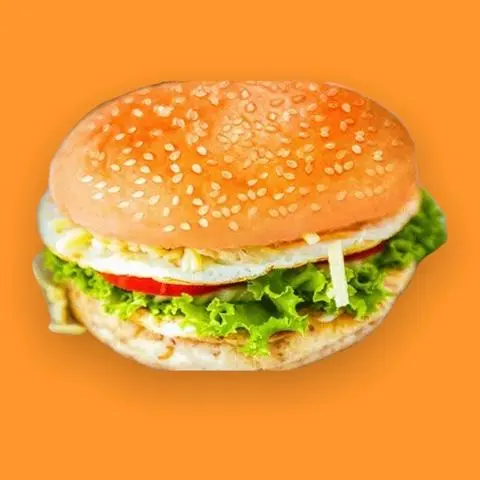 Hình ảnh Burger trứng ốp la