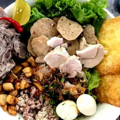 Hình ảnh Hủ tiếu thịt bằm tóp mỡ nhỏ