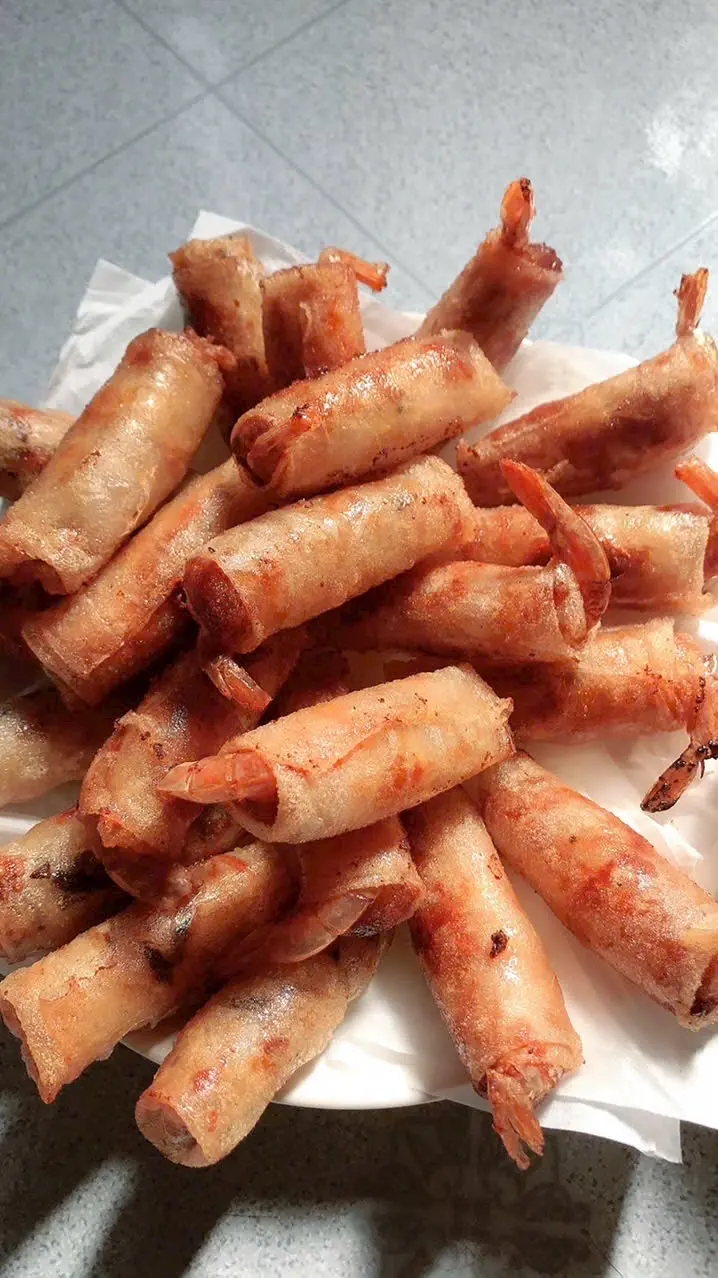 Hình ảnh  Chả ram tôm đất (0,5kg) kèm rau bún