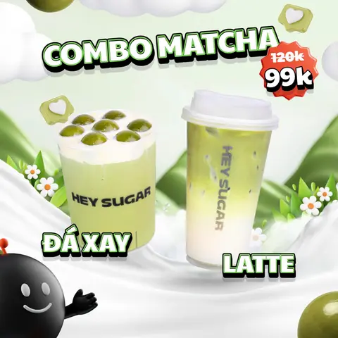 Hình ảnh Combo Matcha Đá Xay & Matcha Latte