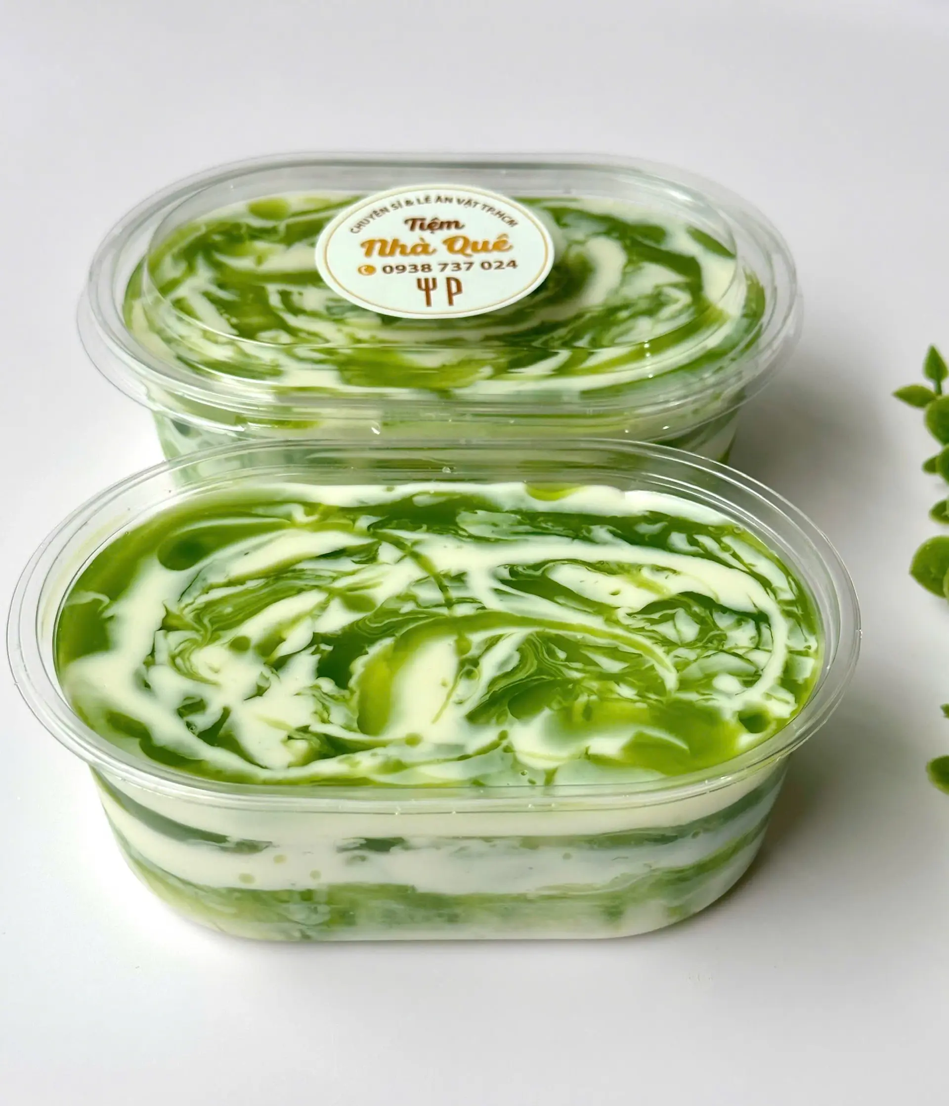 Hình ảnh Rau Câu Béo Sữa Dừa Lá Dứa | 400g