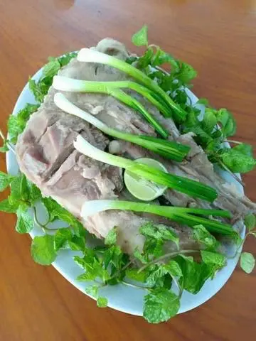 Hình ảnh Combo 2 : Má Heo Nạc Nhỏ Không Mắt+1 Cháo Huyết