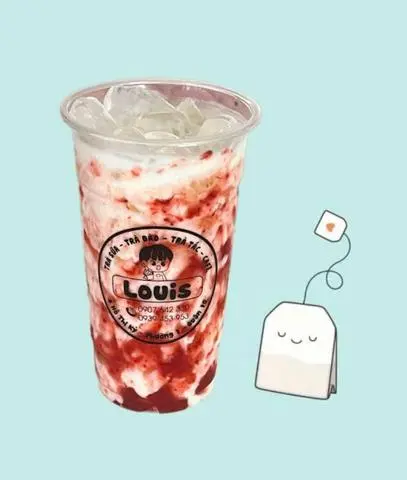 Hình ảnh Latte Dâu - Ly 700