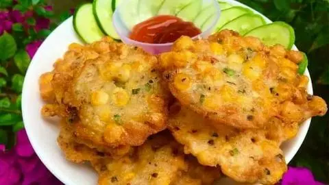 Hình ảnh Bánh bắp chay chiên