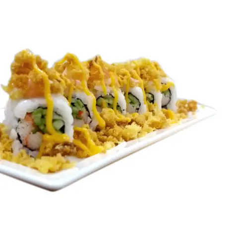 Hình ảnh Sushi Cá Hồi Sốt Cay