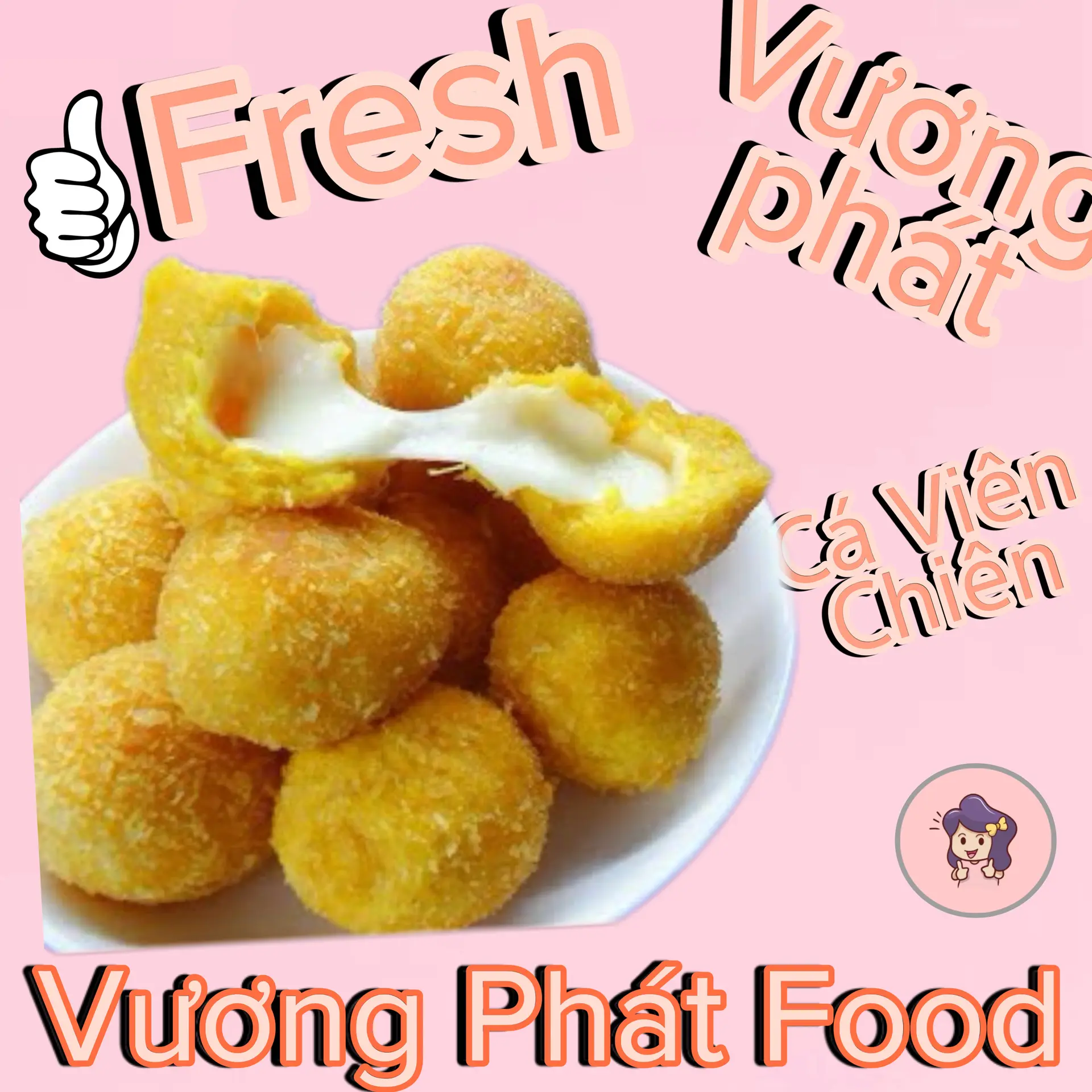 Hình ảnh Phô Mai Viên Vàng ( 4 Viên )