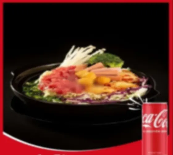 Hình ảnh Mì cay kimchi bò - coca/sprite/fanta/sting