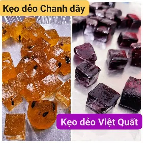 Hình ảnh Kẹo dẻo mix 3 vị chanh dây, dâu tây, Việt Quất